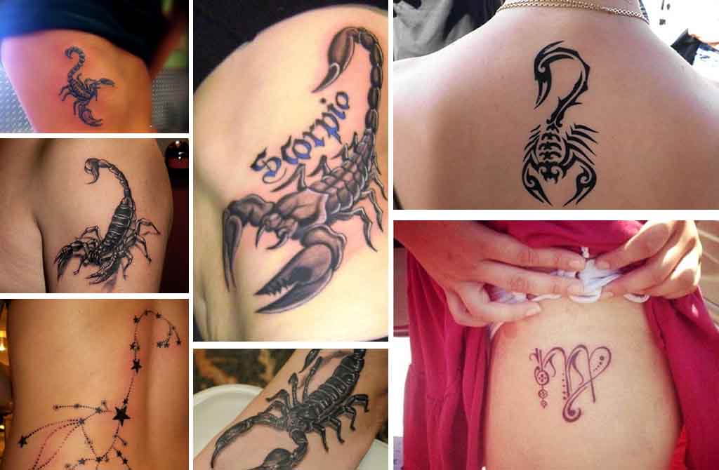 Татуировка Скорпион для женщин