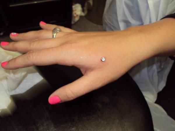 Beautiful Hand Piercing Image For Girls