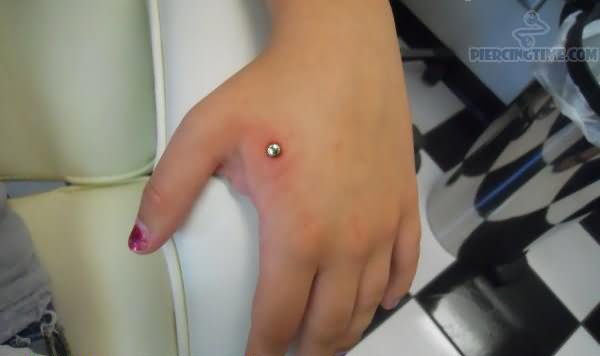 Nice Hand Piercing For Girls