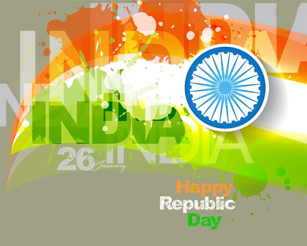 India 26th January Happy Republic Day