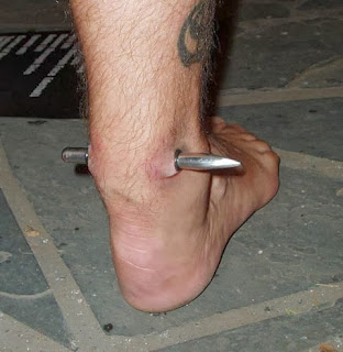 Achilles Piercing With Extreme Jewellery