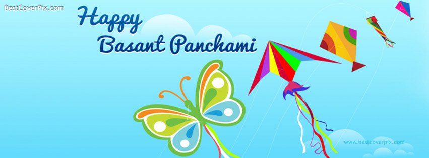 Happy Basant Panchami Beautiful Kits Facebook Cover Picture