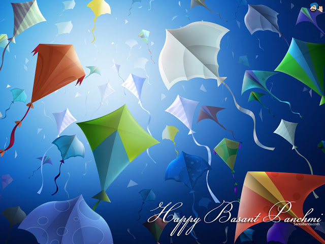 Happy Basant Panchami Kites Picture