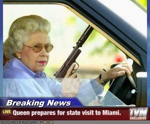 Queen Prepares For State Visit To Miami Funny Breaking News