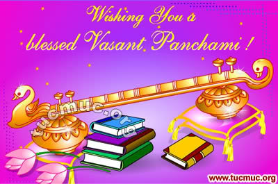 Wishing You A Blessed Vasant Panchami Wishes Picture