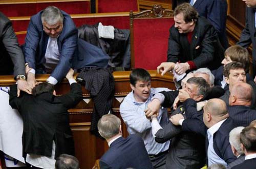 Funny Fighting In The Assembly