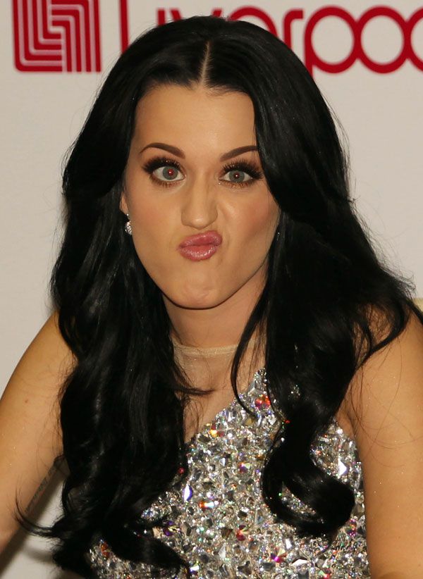 Katy Perry Making Funny Face Actress