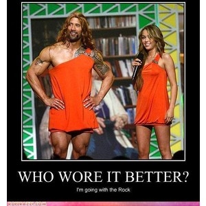 Who Wore It Better Funny Actress Poster