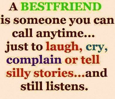 A Best Friend Is Someone You Can Call Anytime