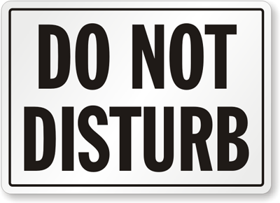 Do Not Disturb Picture