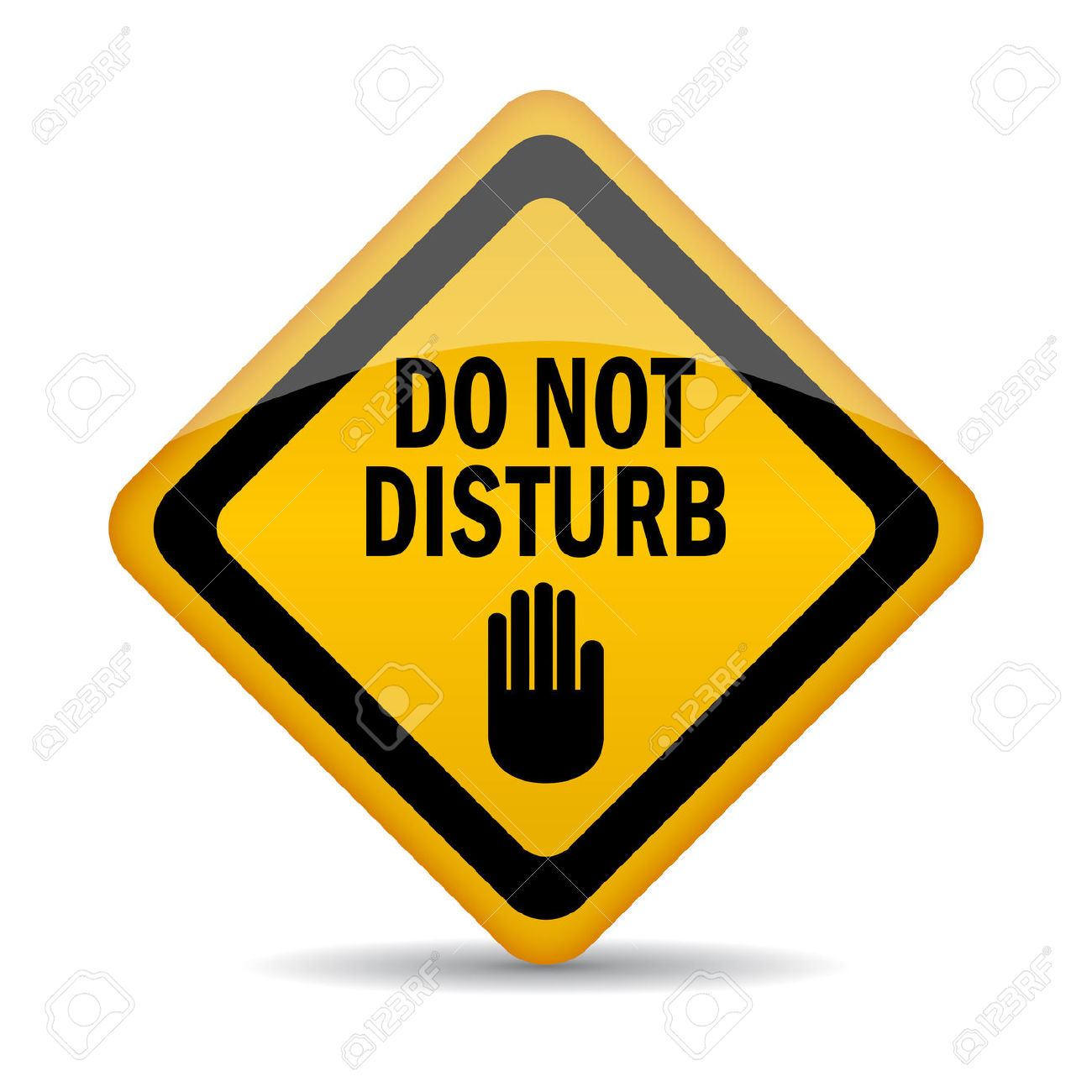 Do Not Disturb Sign Board