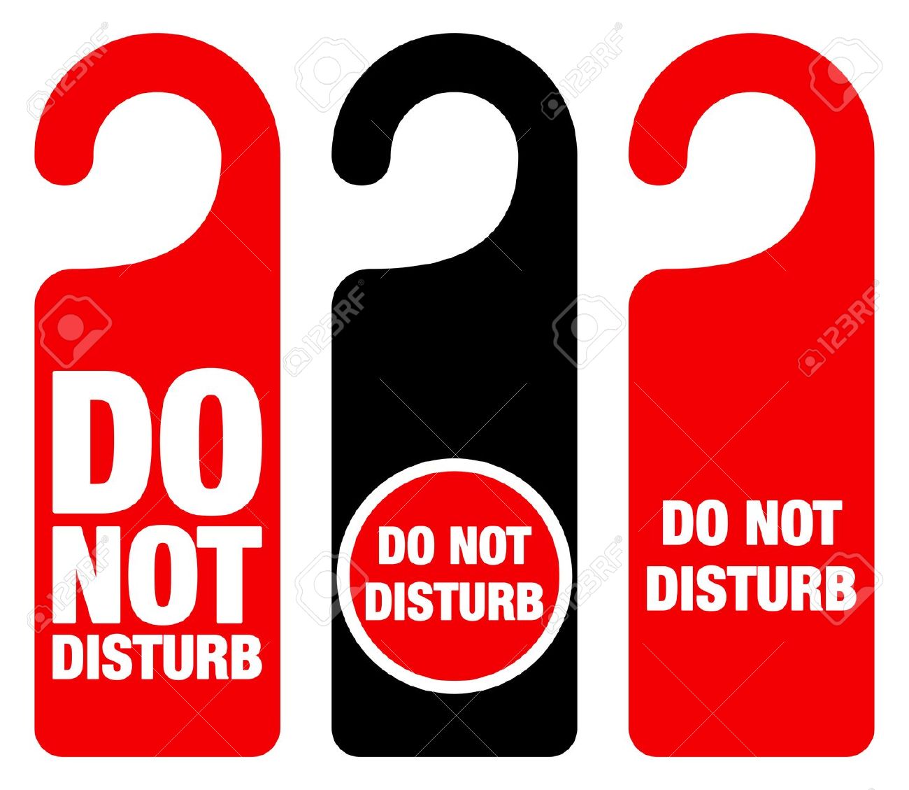 Do Not Disturb Door Hangers