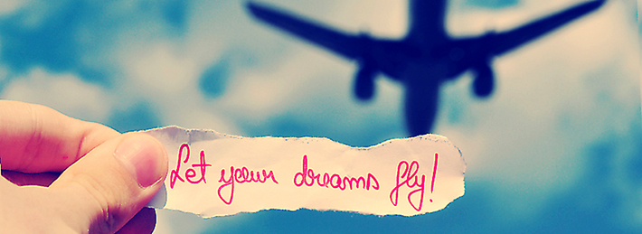 Let Your Dreams Fly Note Facebook Cover Picture