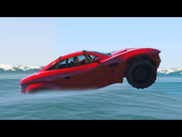 Funny Car Surfing Image