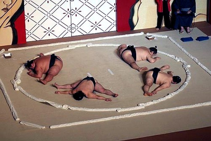 Funny Flexible Sumo Wrestlers Picture