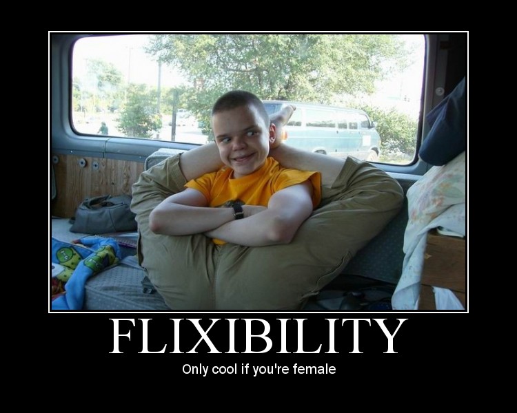 Only Cool If You Are Female Funny Flexibility Poster