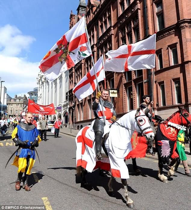 Beautiful Saint George's Day Parade Picture