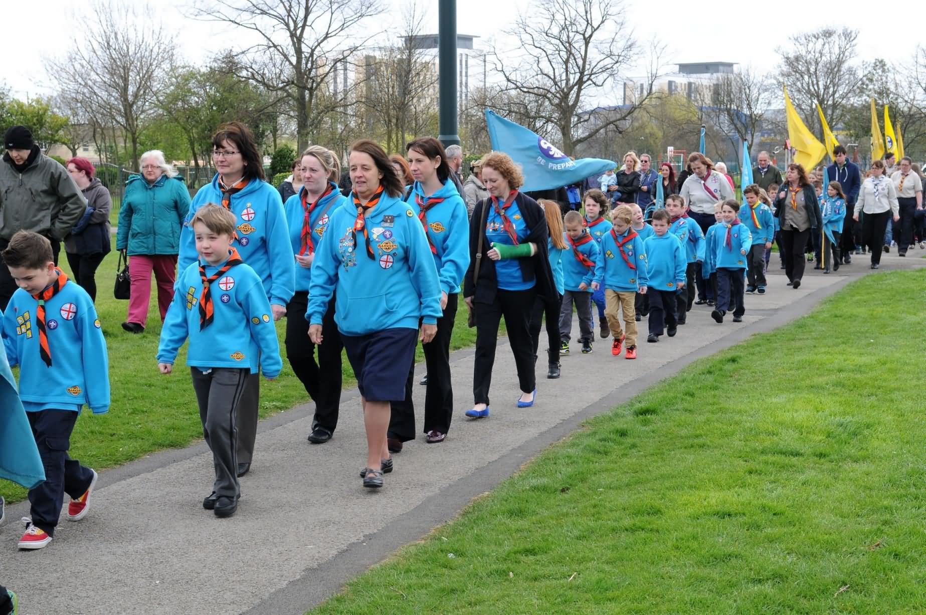 People Take Part In Saint George's Day Parade Picture