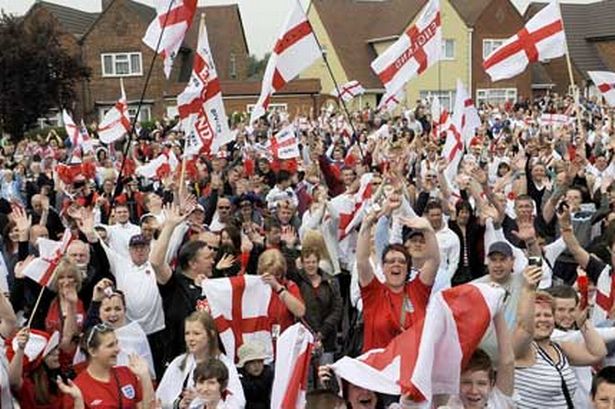 People Taking Part In Saint George's Day Parade