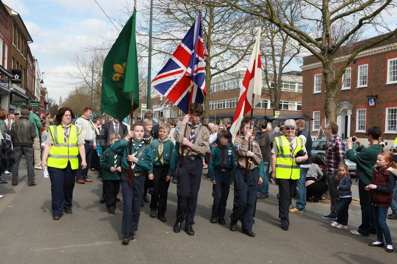 School Kids Take Part In Saint George's Day Parade