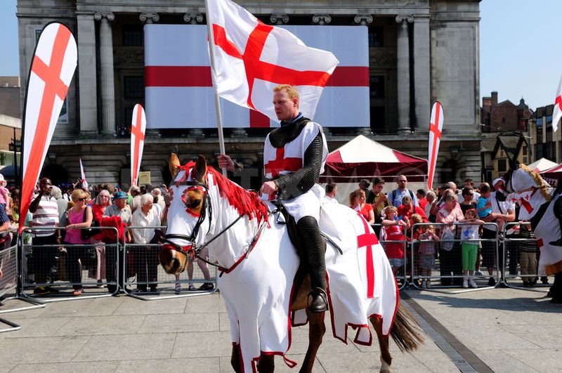 St George's Day Parade In Nottingham