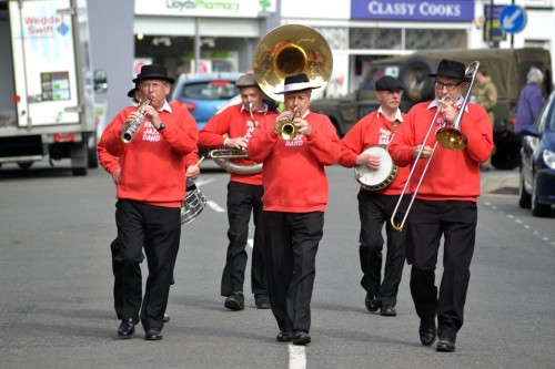 Strolling Band Walking Saint George's Day Parade