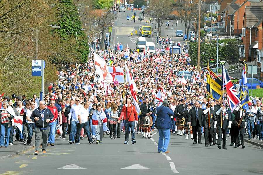 Thousand Gathered To Take Part In Saint George's Day Parade