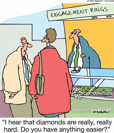 I Hear That Diamonds Are Really Funny Cartoons Image