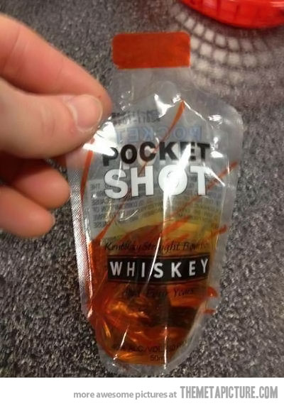 Funny Pocket Shot Whiskey Picture