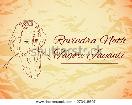 Rabindranath Tagore Jayanti Greetings Image