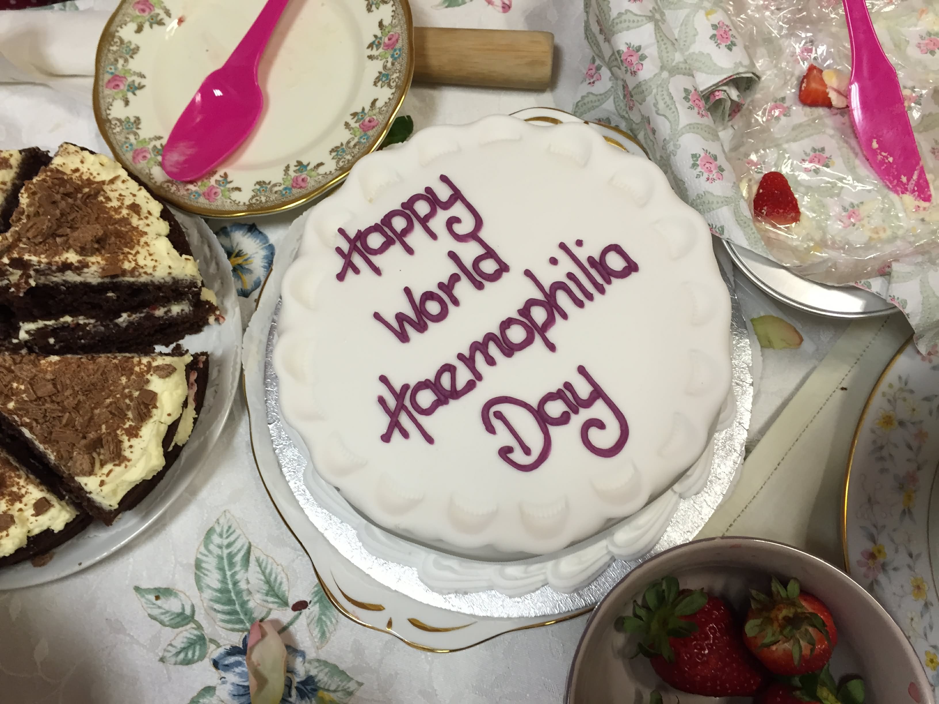 Happy World Haemophilia Day Cake Picture