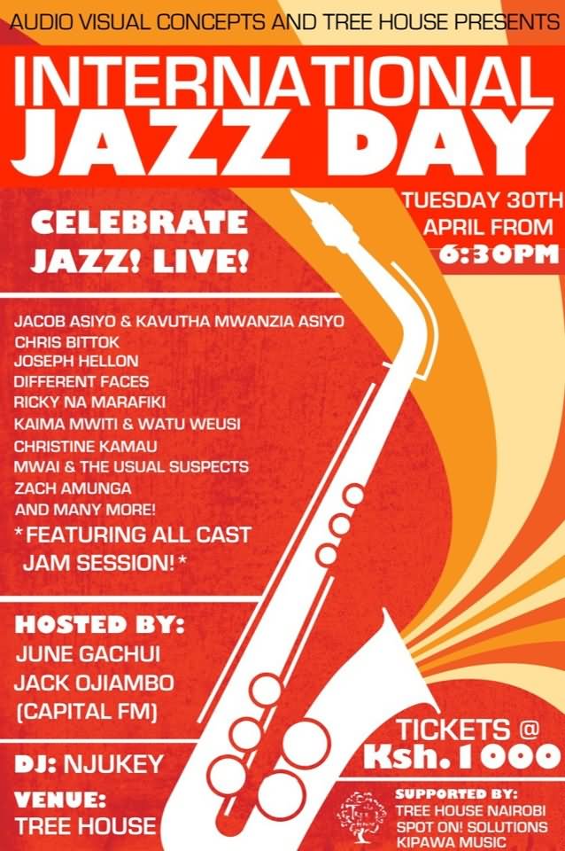 International Jazz Day Celebration Poster