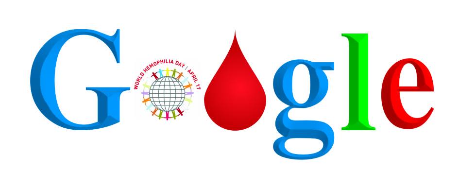 World Haemophilia Day Google Doodle