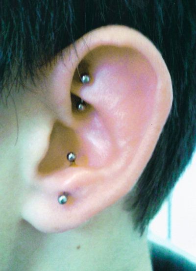 Anti Lobe Piercing Idea For Girls