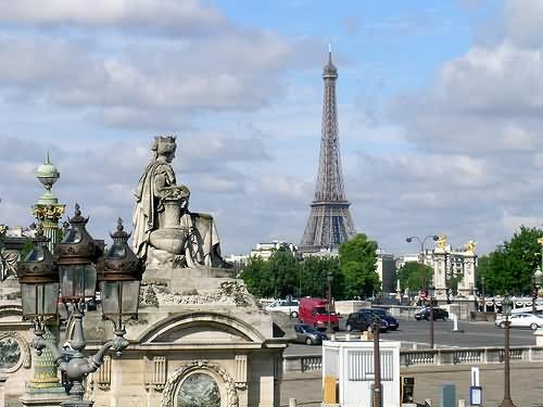 Eiffel Tower View From Place de la Concorde, Paris