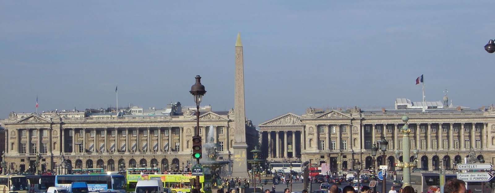 Panorama View Of Place de la Concorde