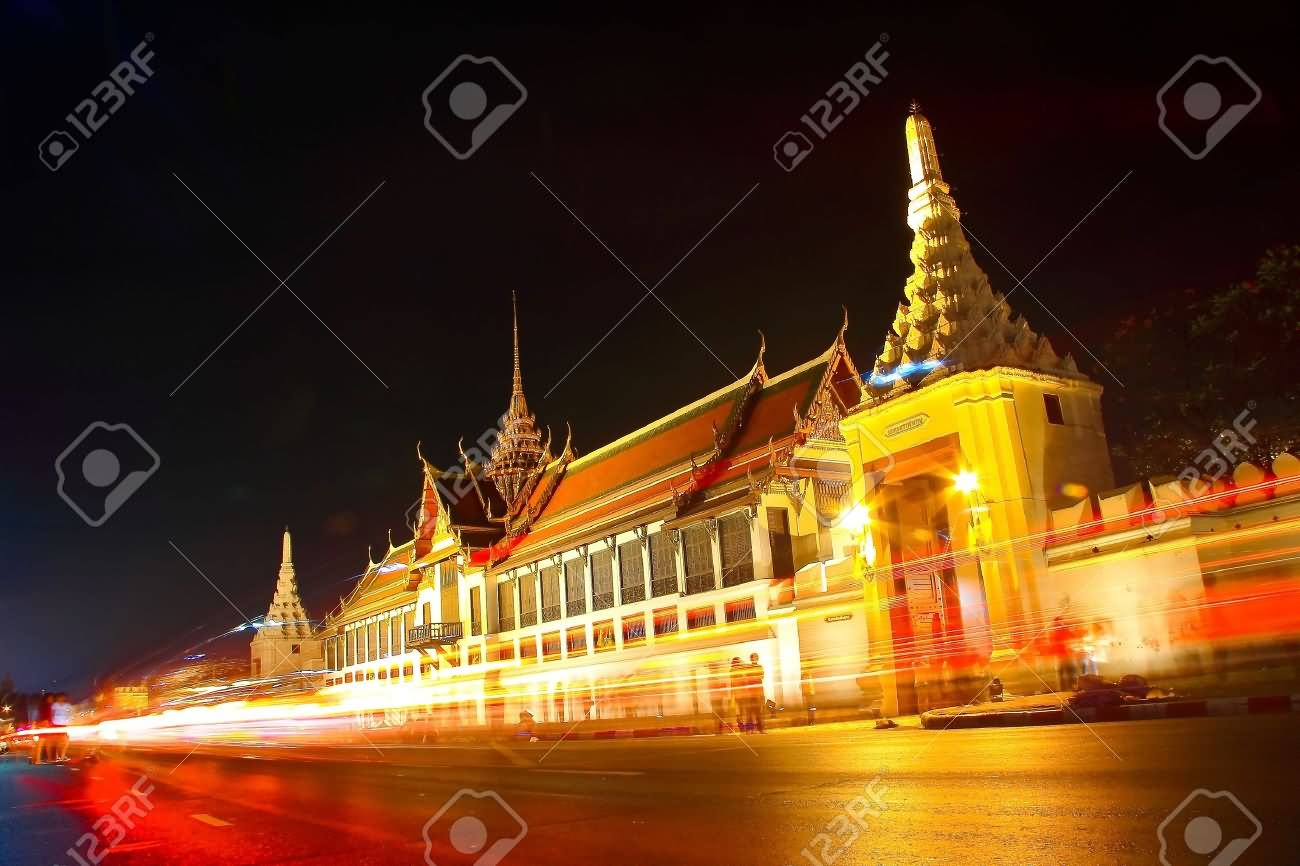 Amazing Lighting At Grand Palace Night Picture