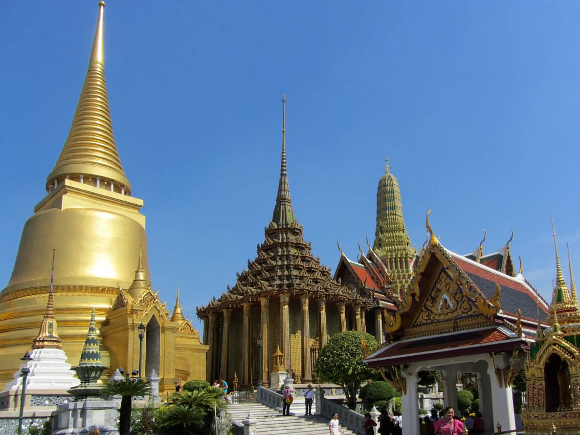 Beautiful Buddha Temple At Grand Palace