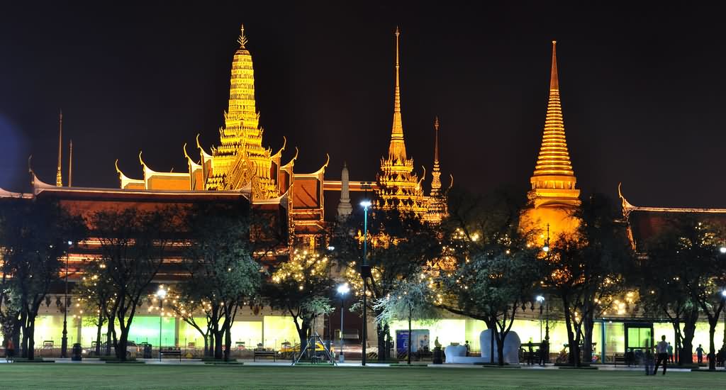 Beautiful Night View Of Grand Palace