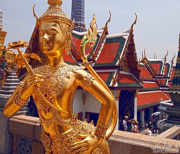 Golden Sculpture Inside Grand Palace