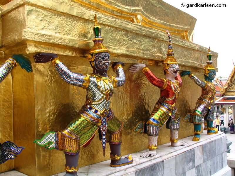 The Temple Of The Emerald Buddha Inside Grand Palace