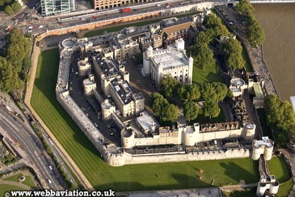 Aerial View Image Of Tower Of London