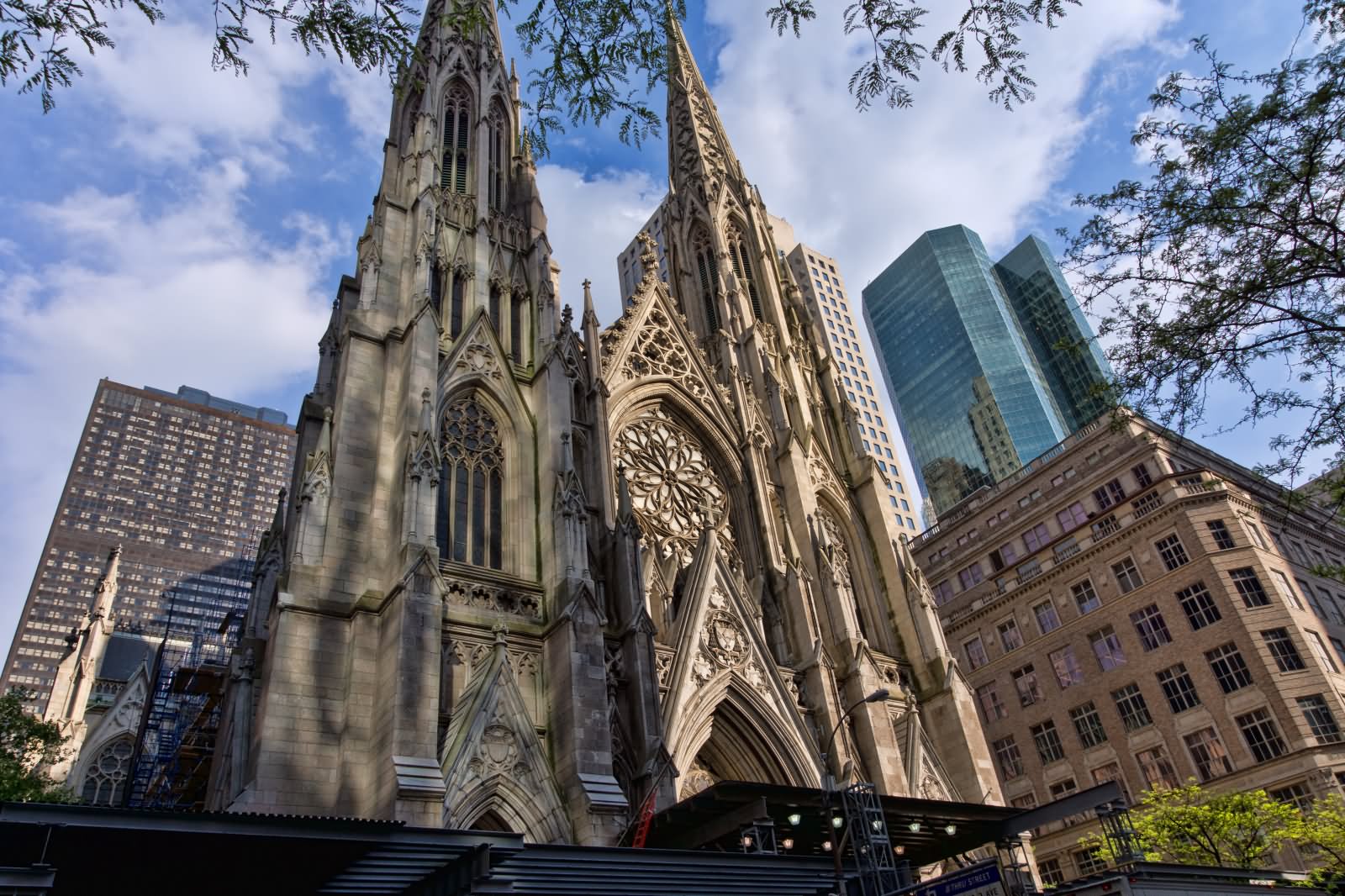 Beautiful St. Patrick's Cathedral Facade Picture