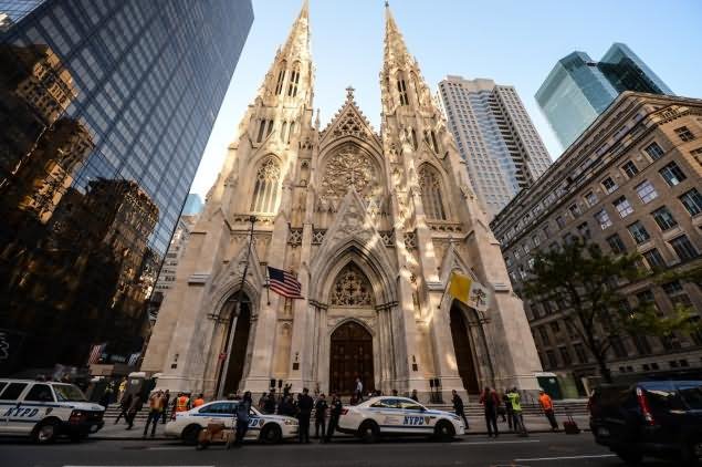 Beautiful St. Patrick's Cathedral In New York