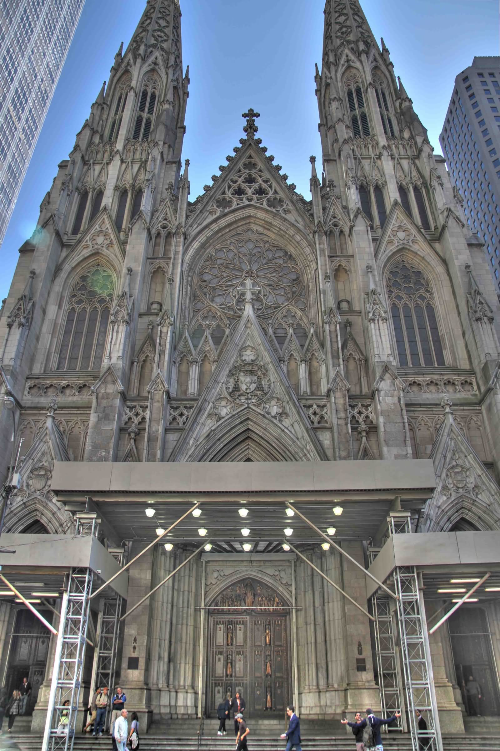 Entrance Of St. Patrick's Cathedral