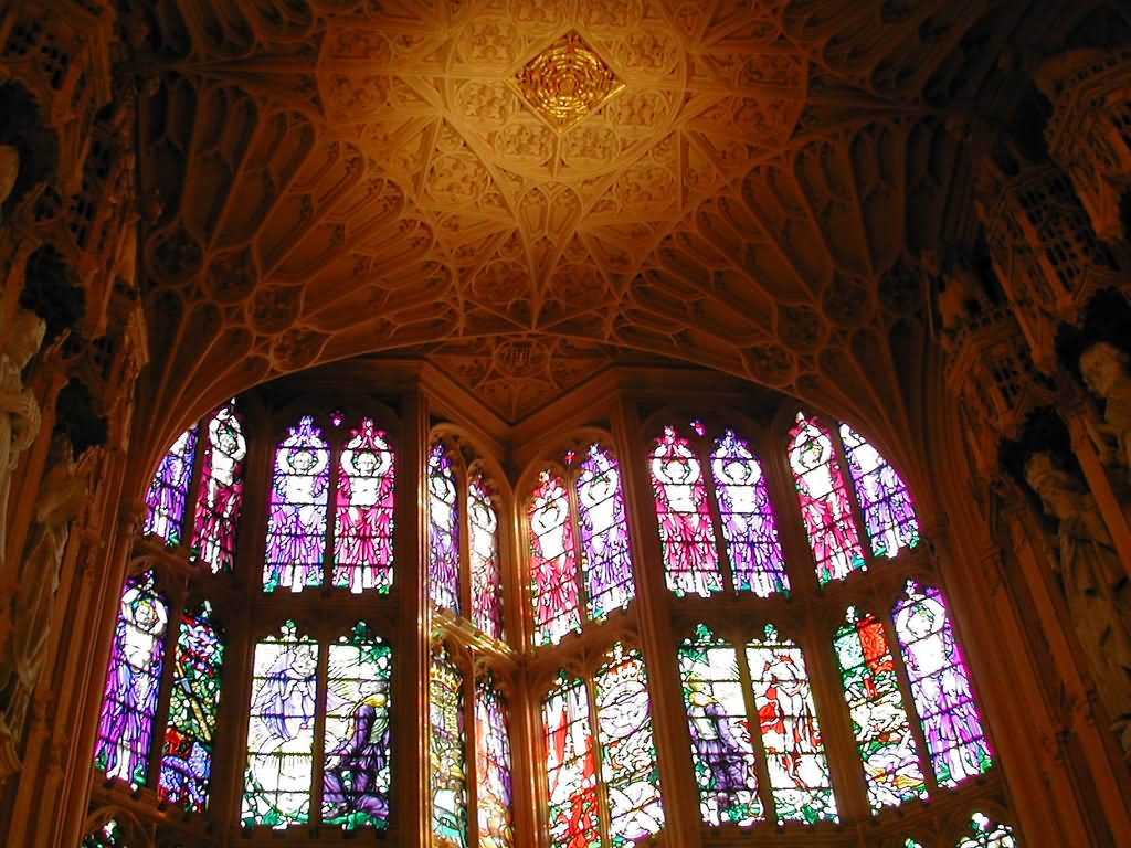 Glass Window Inside Westminster Abbey Church