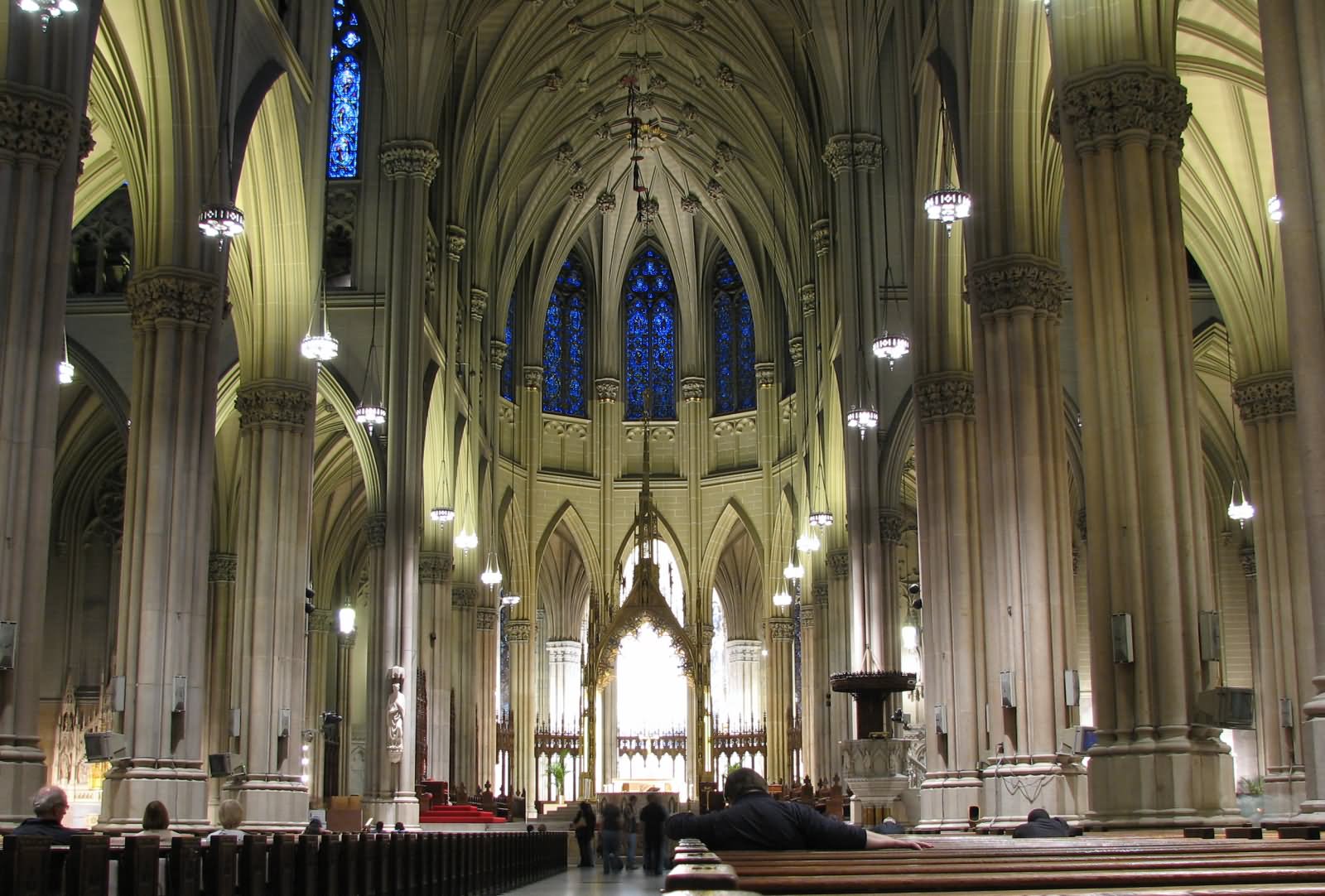 Inside Image Of St. Patrick's Cathedral