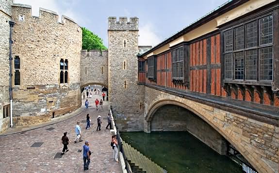 Inside The Tower Of London Next To Traitors Gate