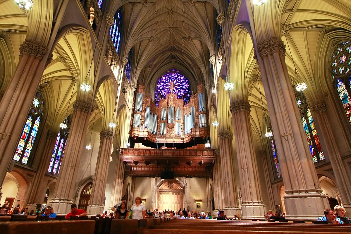 Inside View Of St. Patrick's Cathedral