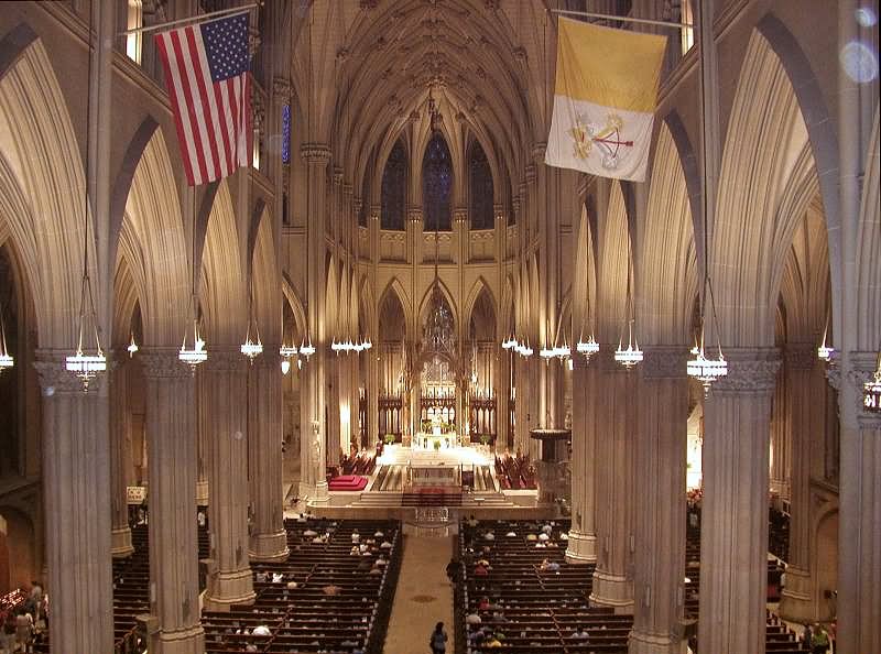 Inside View Of The St. Patrick's Cathedral